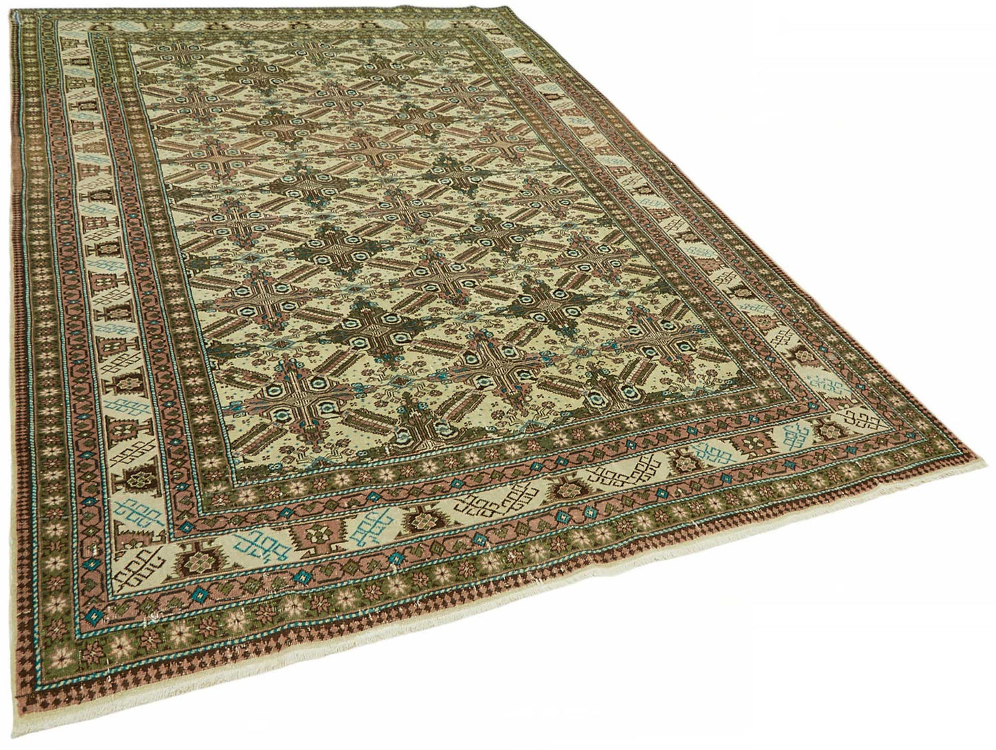 6x9 Hand-Knotted Turkish Wool Rug - 49023