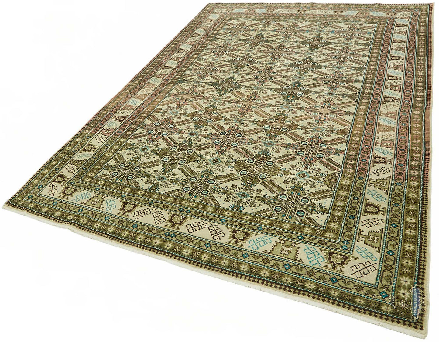 6x9 Hand-Knotted Turkish Wool Rug - 49023