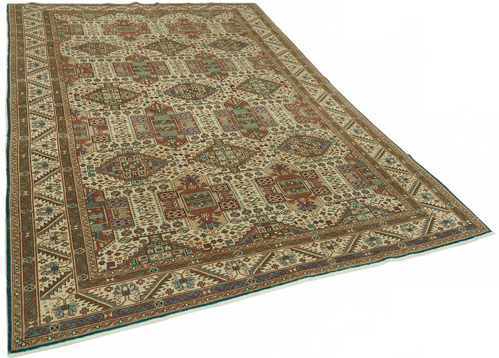 6x9 Hand-Knotted Turkish Wool Rug - 49024