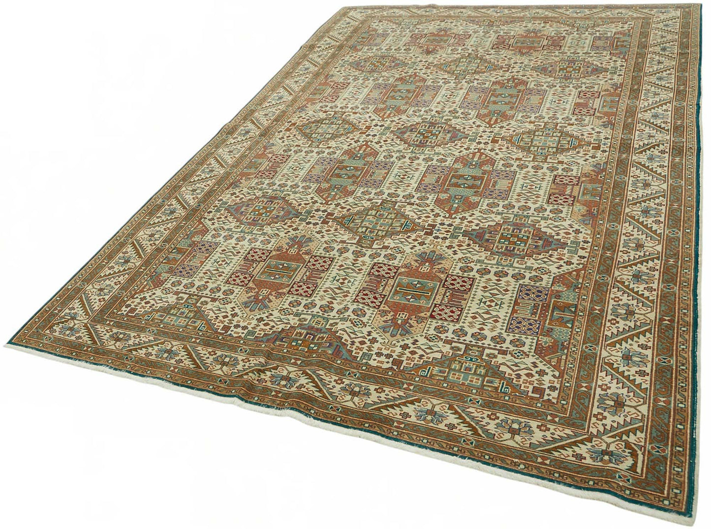 6x9 Hand-Knotted Turkish Wool Rug - 49024