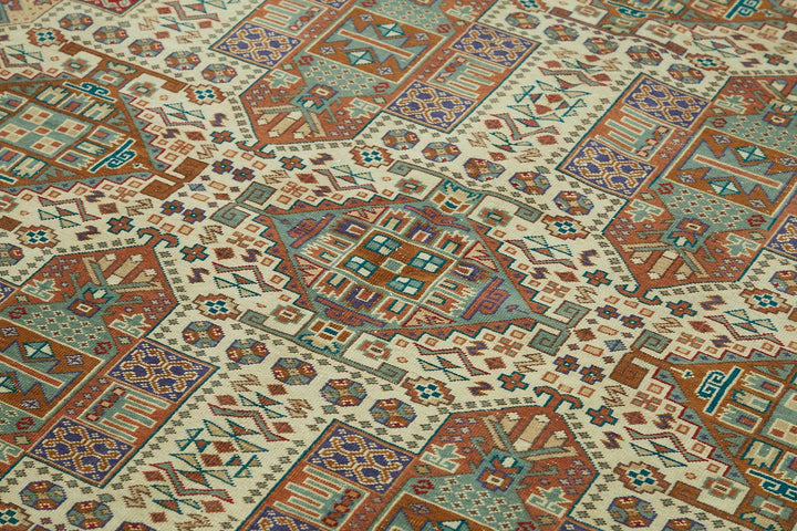 6x9 Hand-Knotted Turkish Wool Rug - 49024