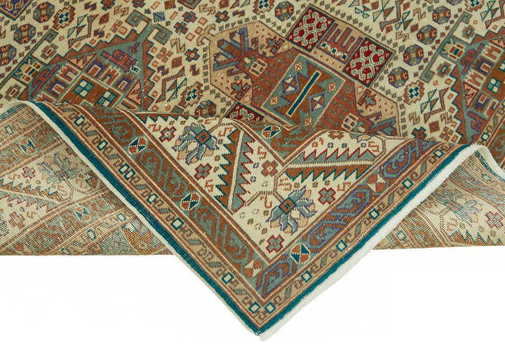 6x9 Hand-Knotted Turkish Wool Rug - 49024