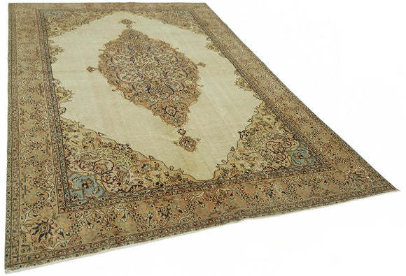 7x10 Hand-Knotted Turkish Wool Rug - 49025