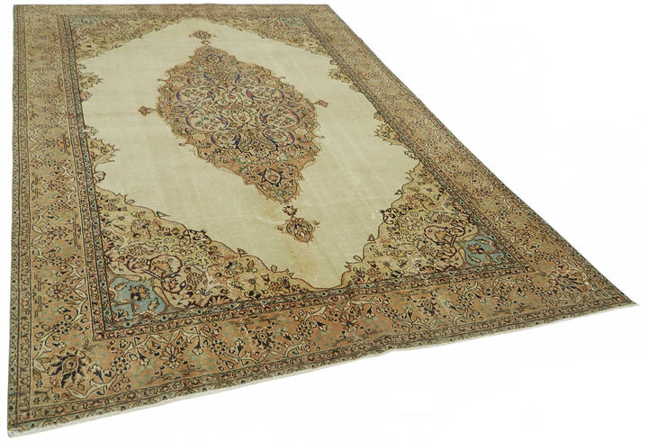 7x10 Hand-Knotted Turkish Wool Rug - 49025