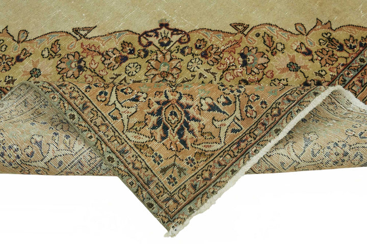 7x10 Hand-Knotted Turkish Wool Rug - 49025