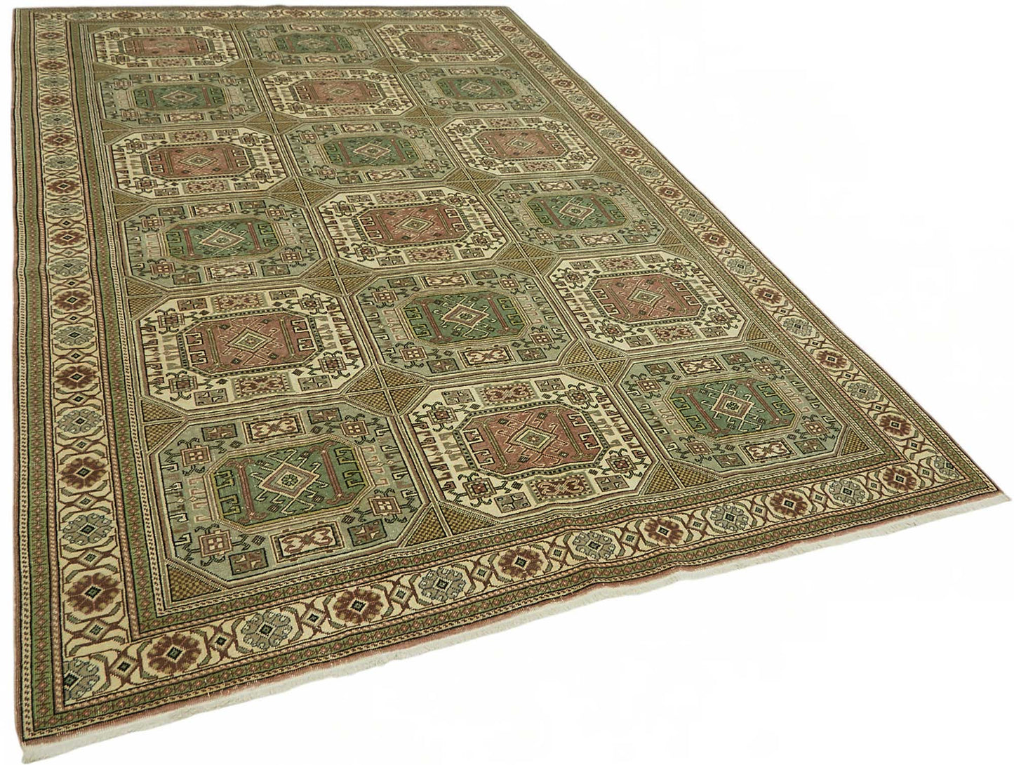 6x9 Hand-Knotted Turkish Wool Rug - 49027