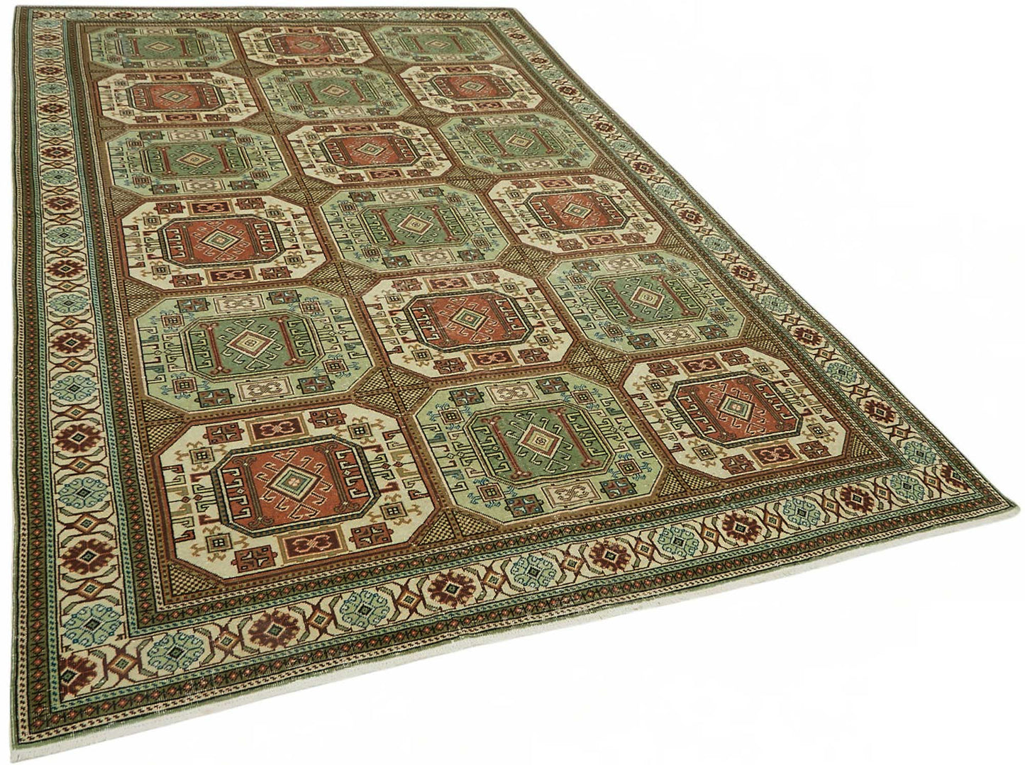 6x9 Hand-Knotted Turkish Wool Rug - 49028