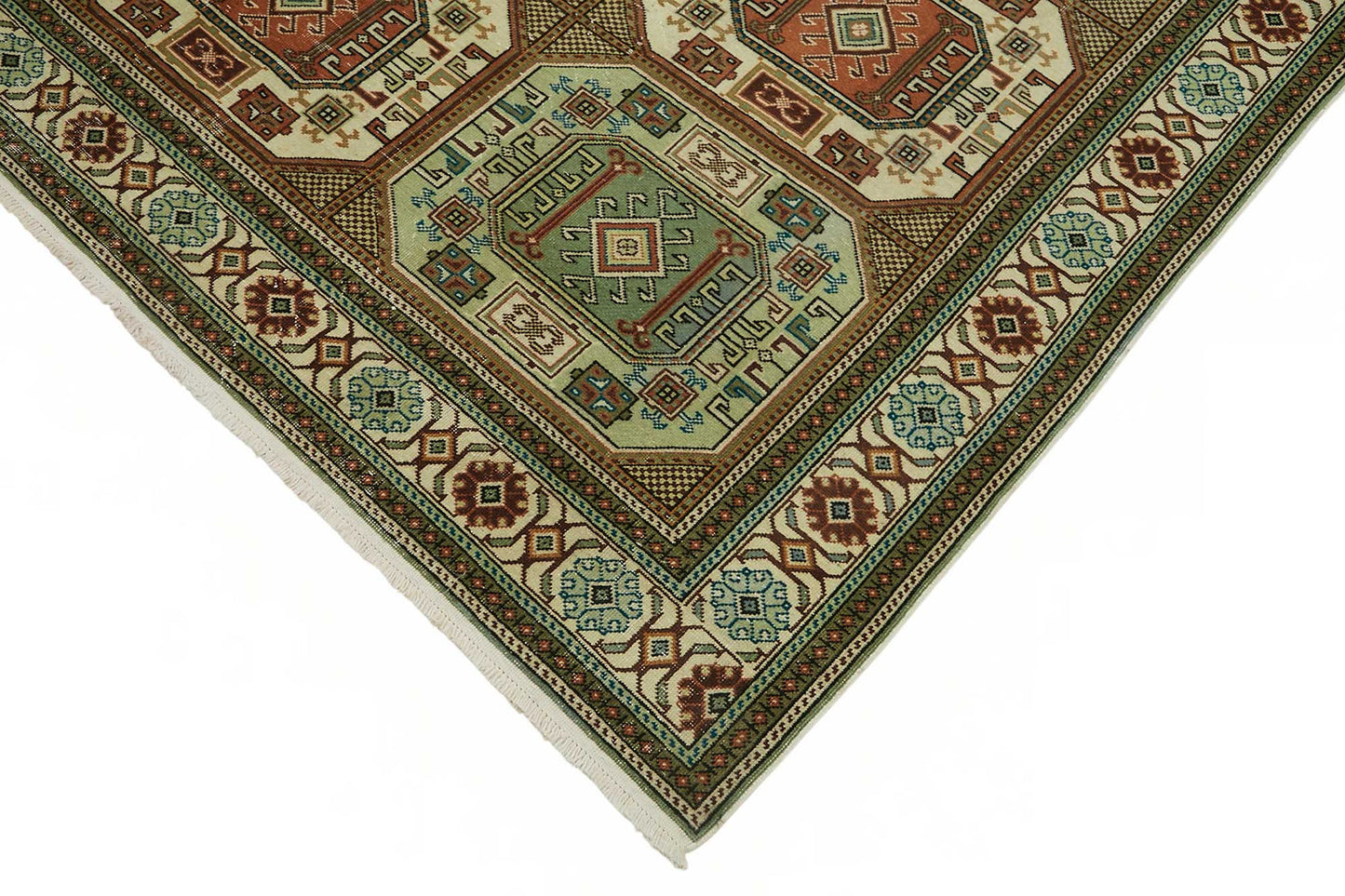 6x9 Hand-Knotted Turkish Wool Rug - 49028