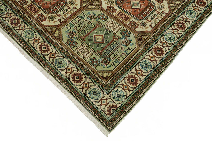 6x9 Hand-Knotted Turkish Wool Rug - 49028