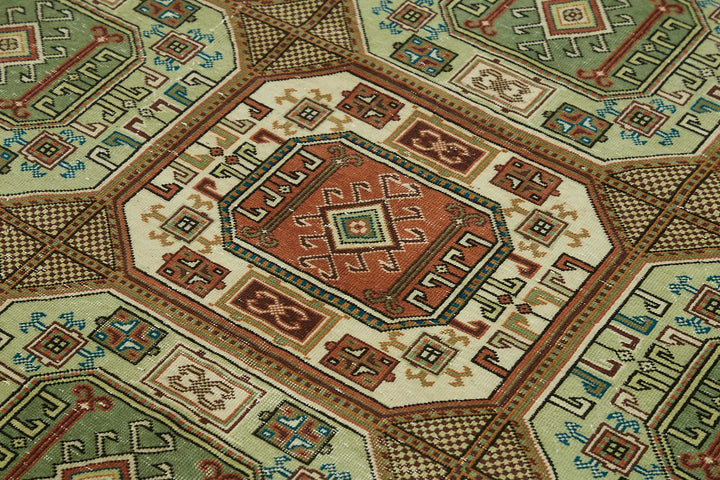 6x9 Hand-Knotted Turkish Wool Rug - 49028