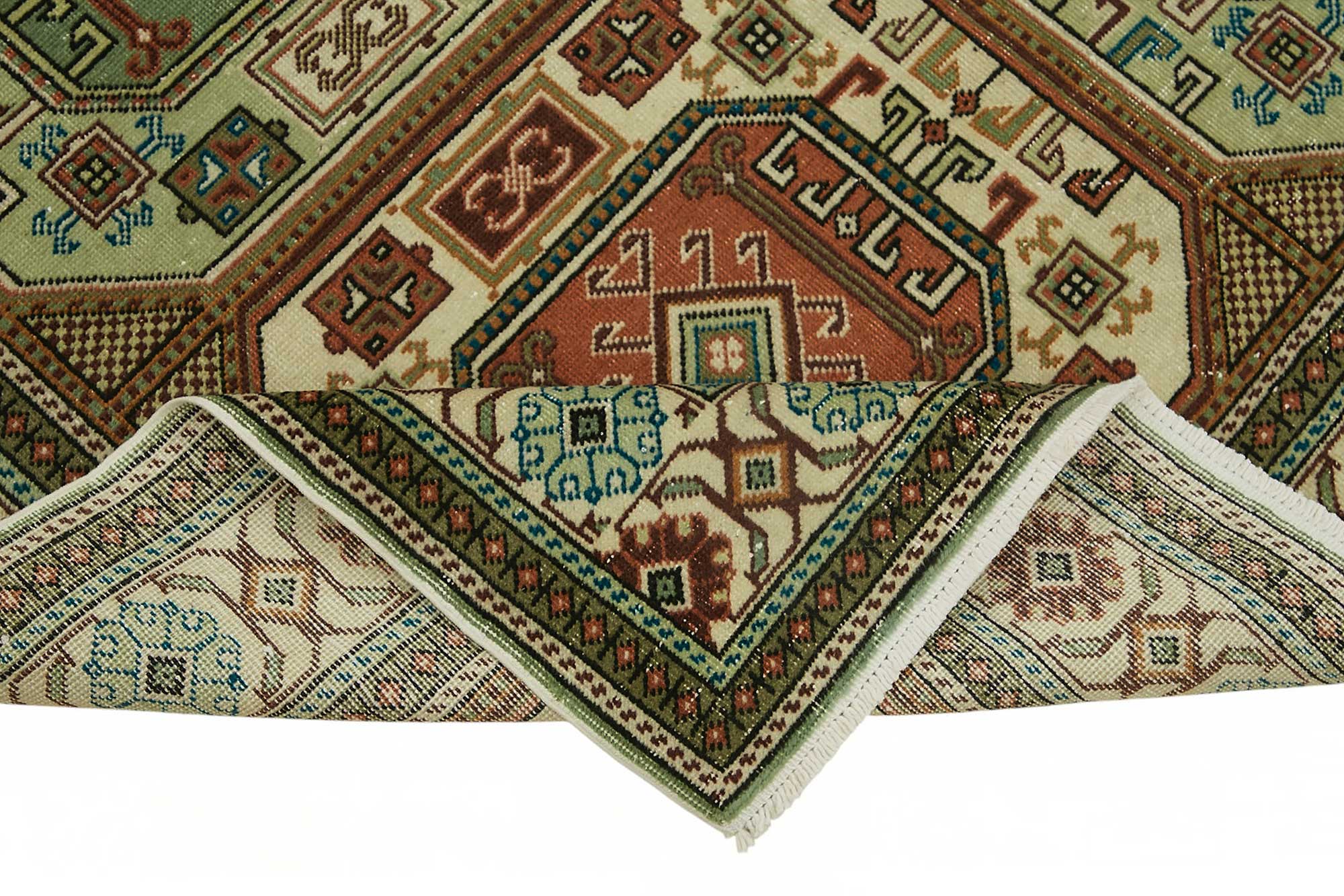 6x9 Hand-Knotted Turkish Wool Rug - 49028