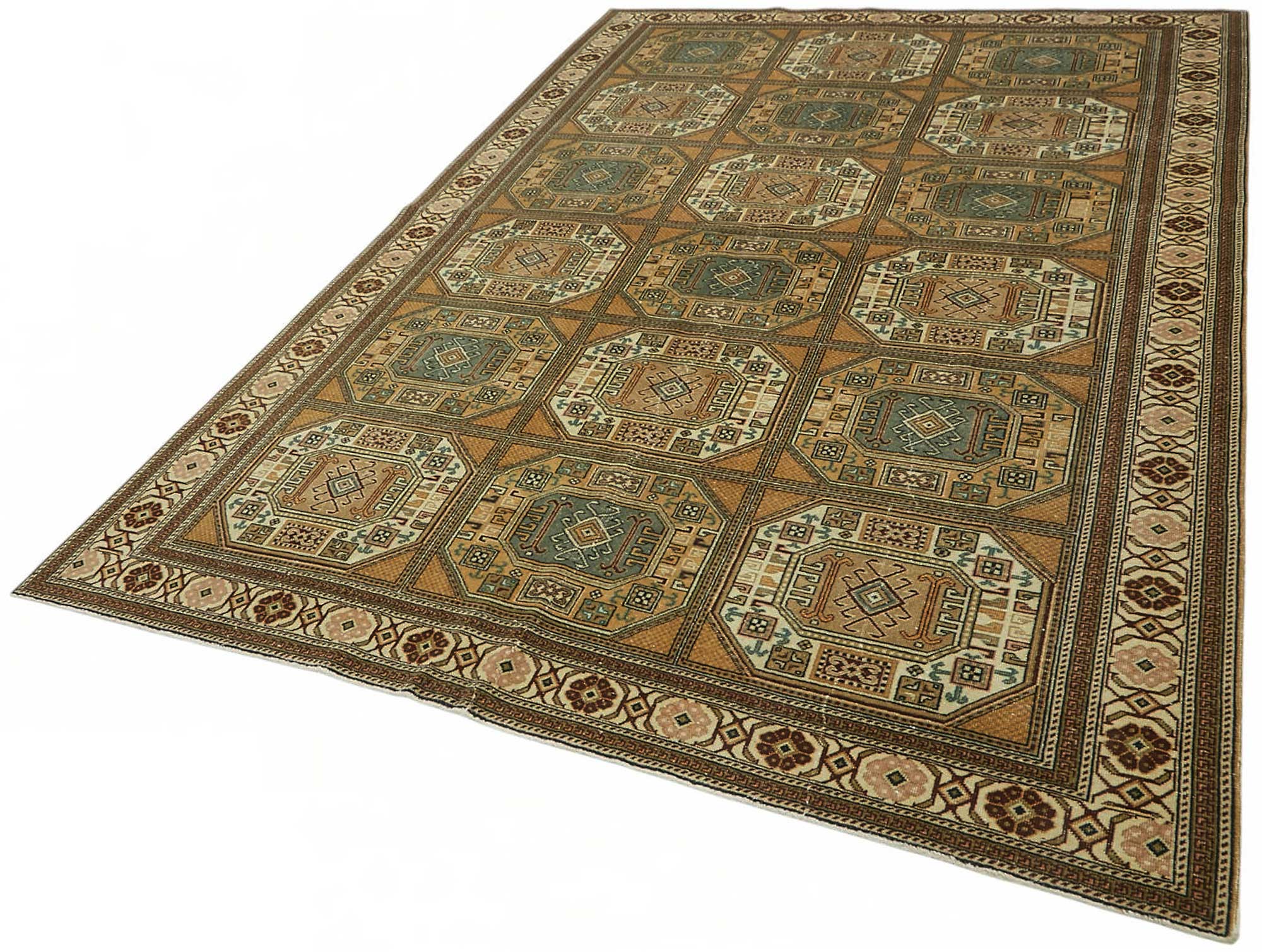 6x9 Hand-Knotted Turkish Wool Rug - 49029