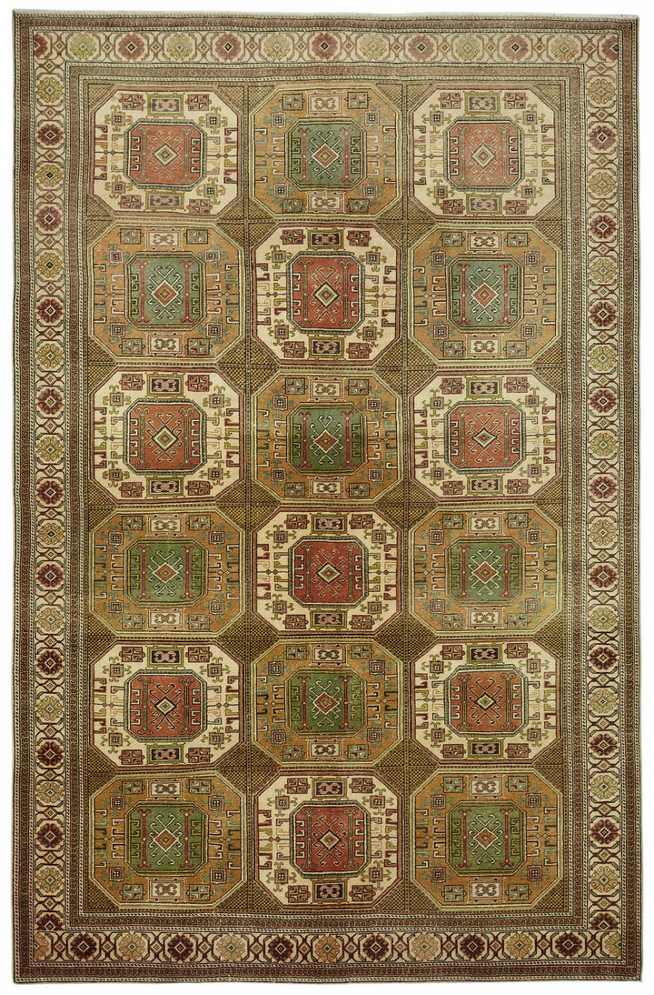 6x10 Hand-Knotted Turkish Wool Rug - 49032