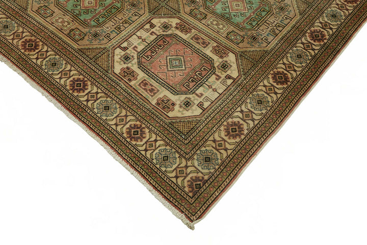 7x10 Hand-Knotted Turkish Wool Rug - 49033