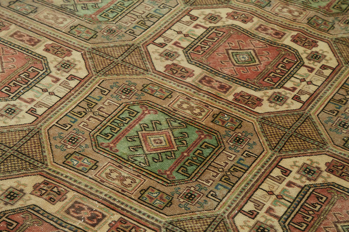 7x10 Hand-Knotted Turkish Wool Rug - 49033