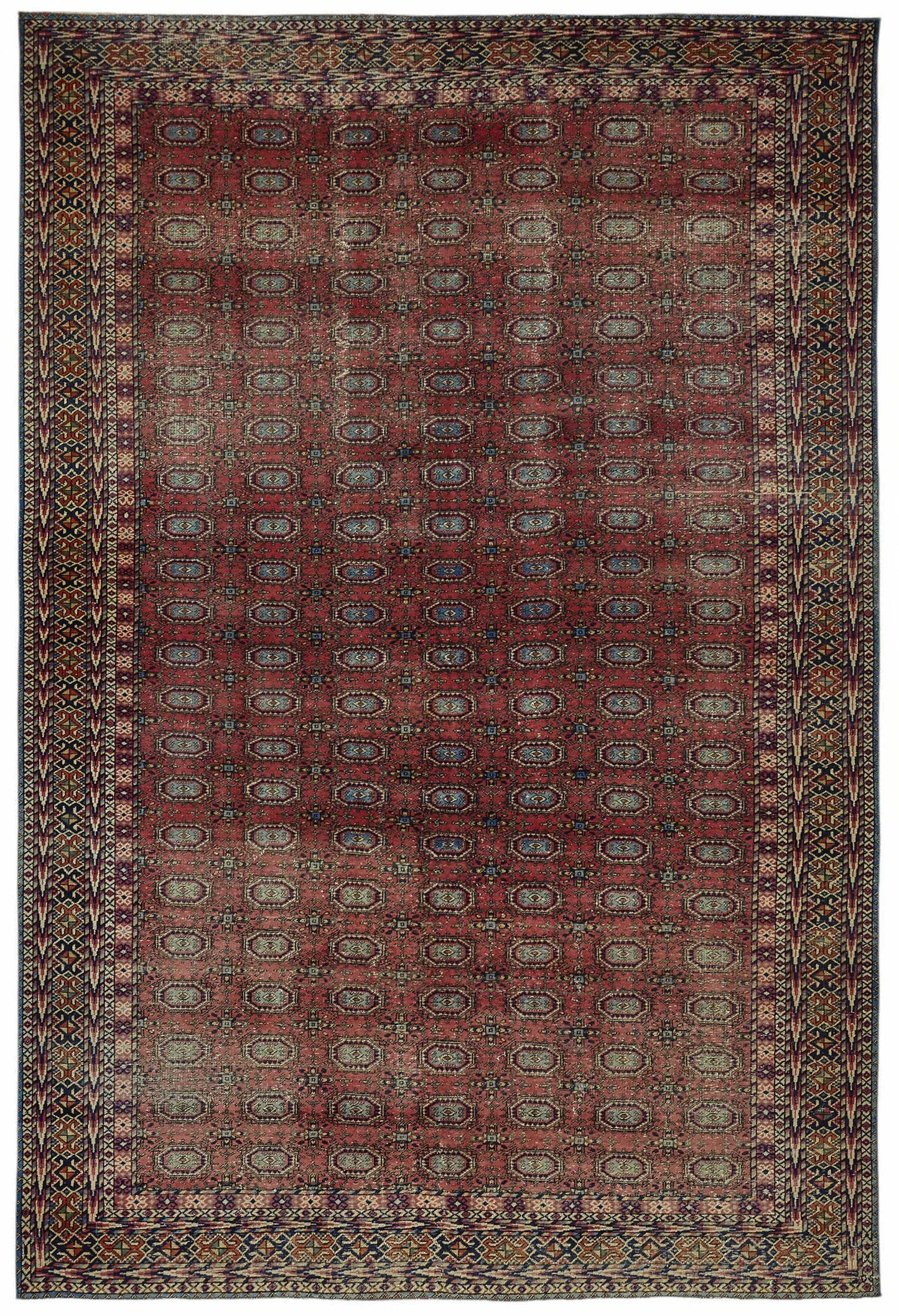 6x10 Hand-Knotted Turkish Wool Rug - 49034