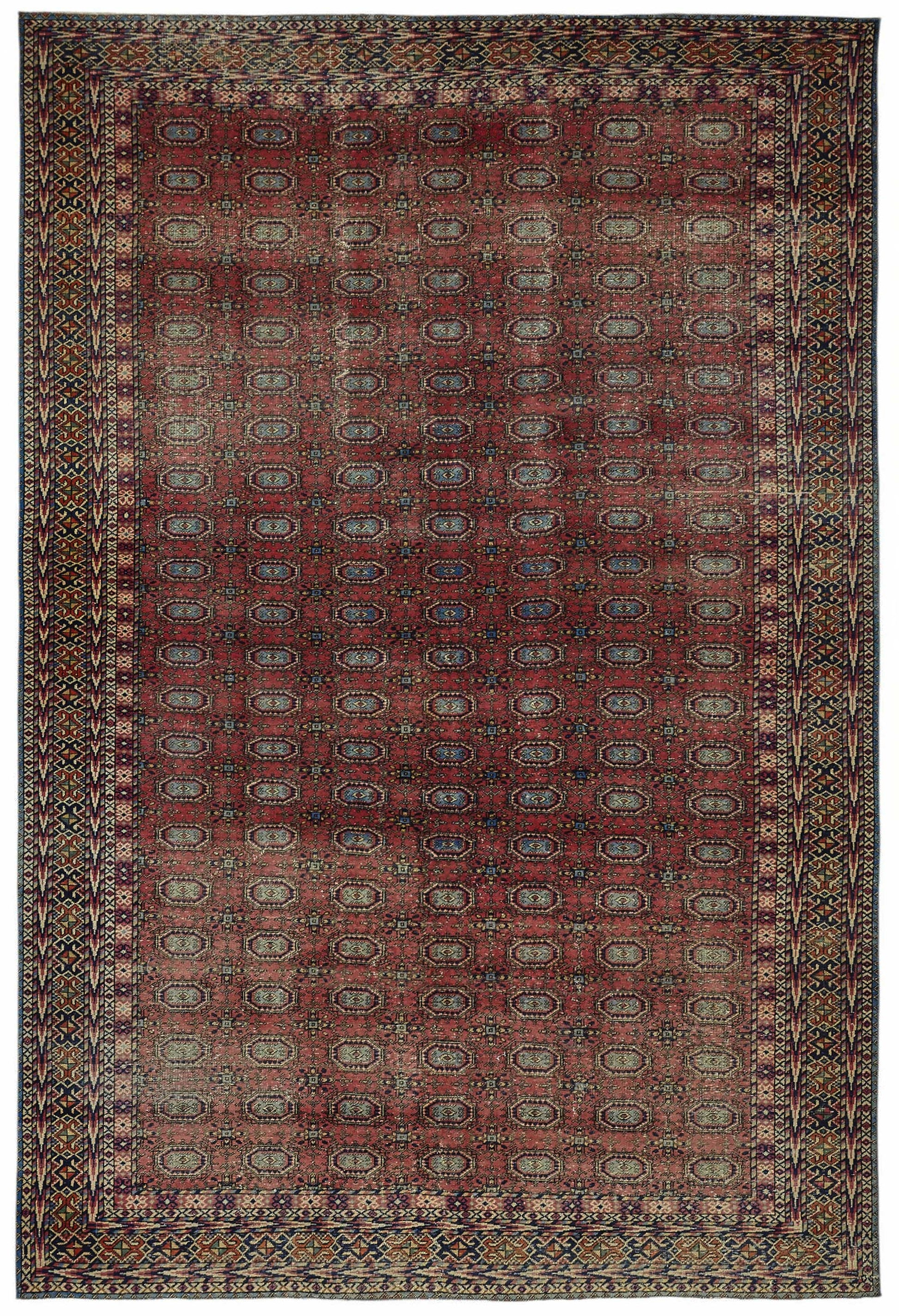 6x10 Hand-Knotted Turkish Wool Rug - 49034