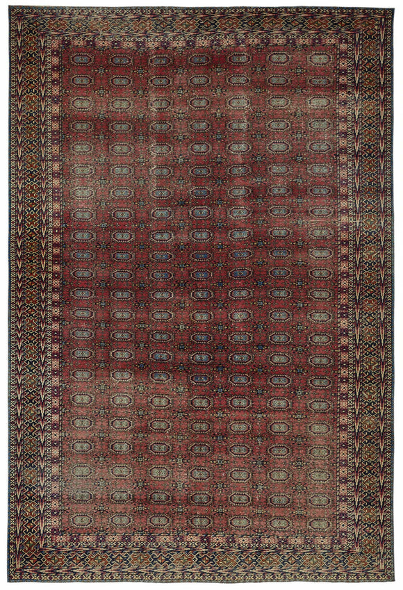 6x10 Hand-Knotted Turkish Wool Rug - 49034