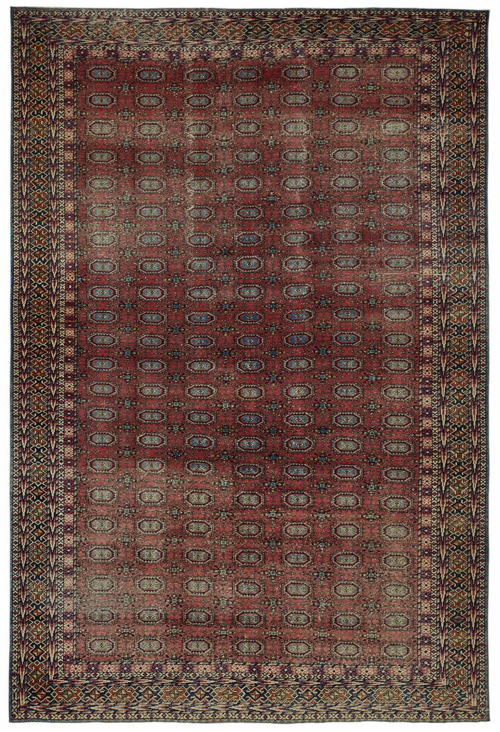 6x10 Hand-Knotted Turkish Wool Rug - 49034