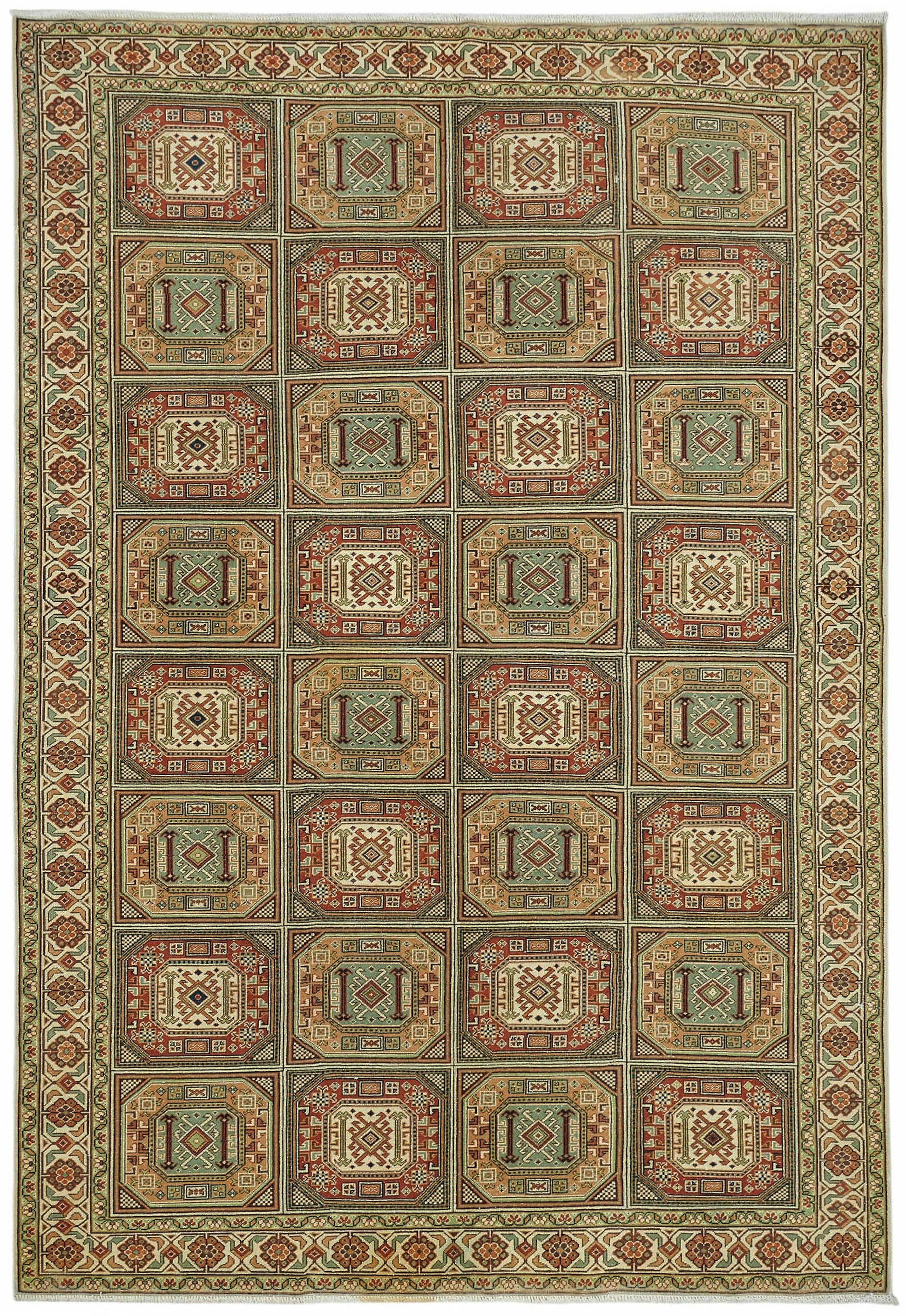 6x9 Hand-Knotted Turkish Wool Rug - 49035