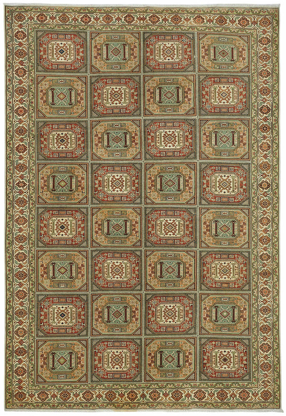 6x9 Hand-Knotted Turkish Wool Rug - 49035