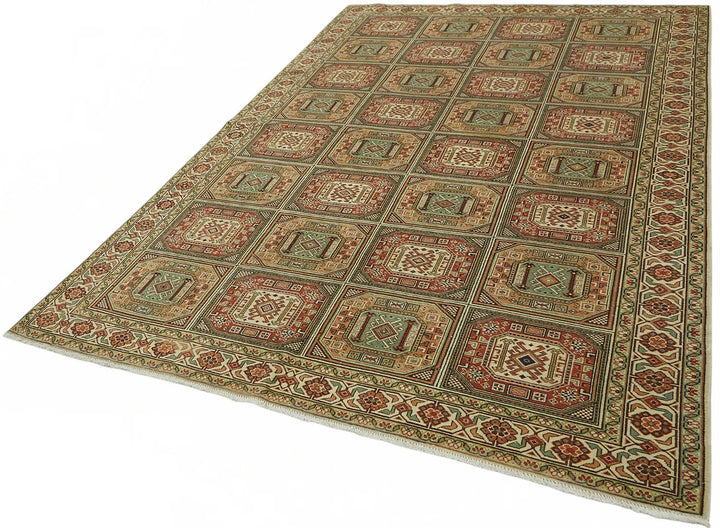 6x9 Hand-Knotted Turkish Wool Rug - 49035