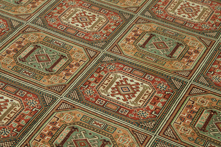 6x9 Hand-Knotted Turkish Wool Rug - 49035