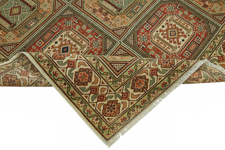 6x9 Hand-Knotted Turkish Wool Rug - 49035