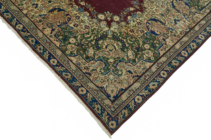 7x9 Hand-Knotted Turkish Wool Rug - 49037