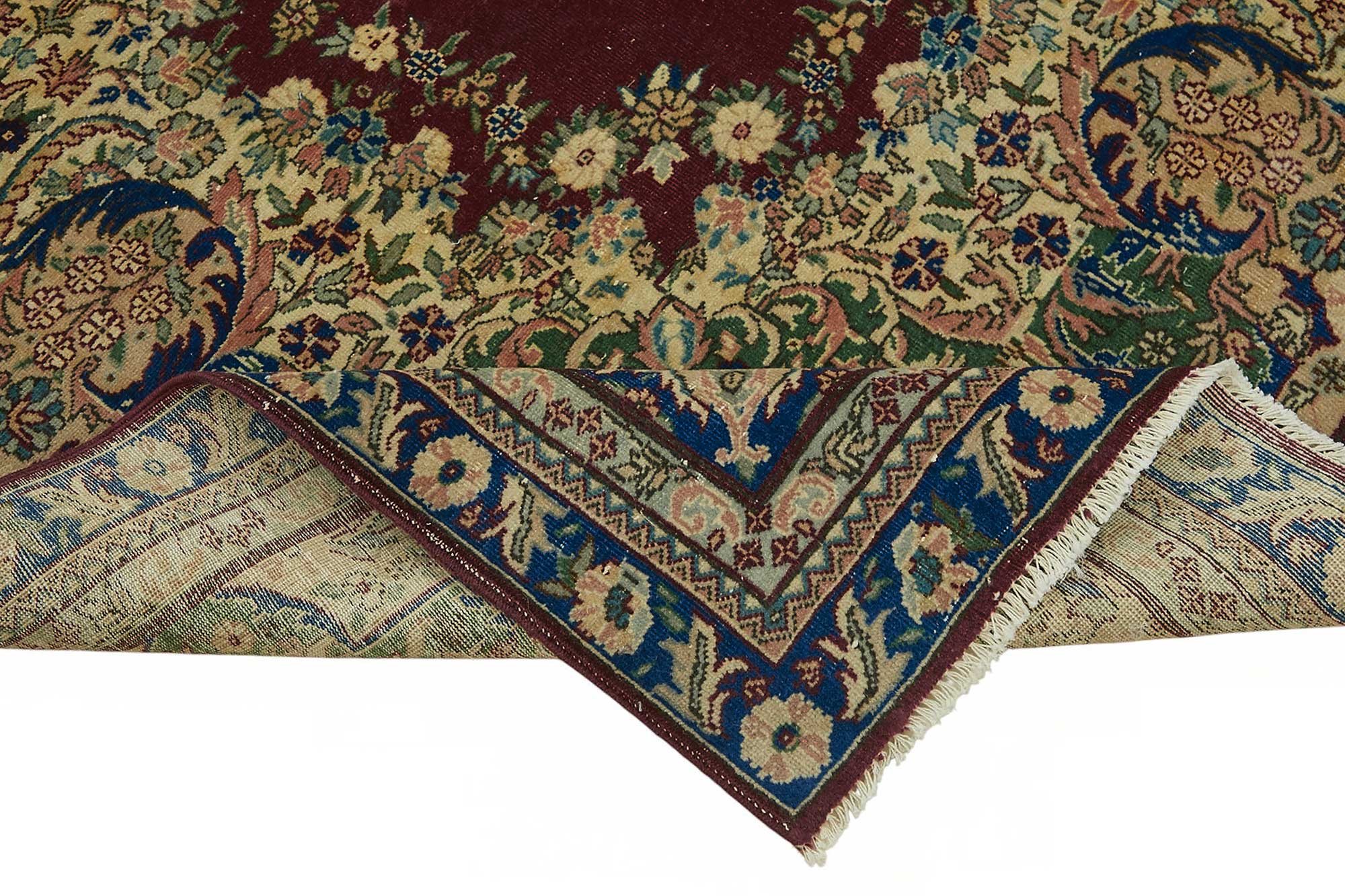 7x9 Hand-Knotted Turkish Wool Rug - 49037