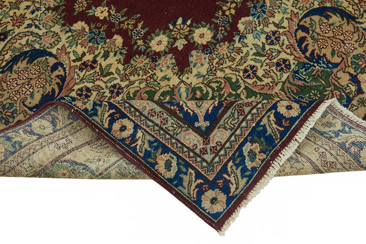 7x9 Hand-Knotted Turkish Wool Rug - 49037