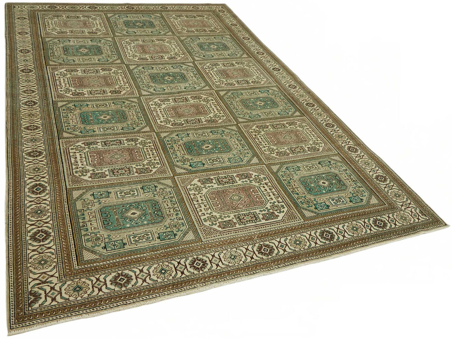 6x10 Hand-Knotted Turkish Wool Rug - 49038