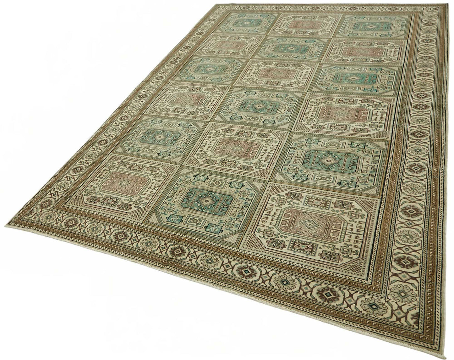 6x10 Hand-Knotted Turkish Wool Rug - 49038
