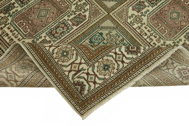 6x10 Hand-Knotted Turkish Wool Rug - 49038