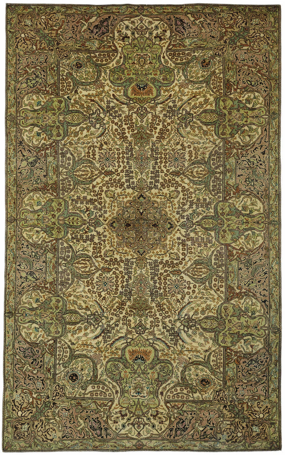6x10 Hand-Knotted Turkish Wool Rug - 49039