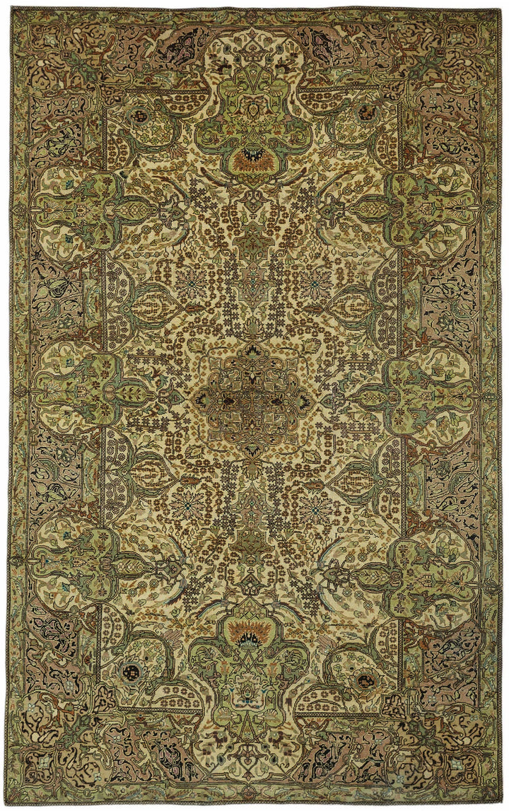 6x10 Hand-Knotted Turkish Wool Rug - 49039