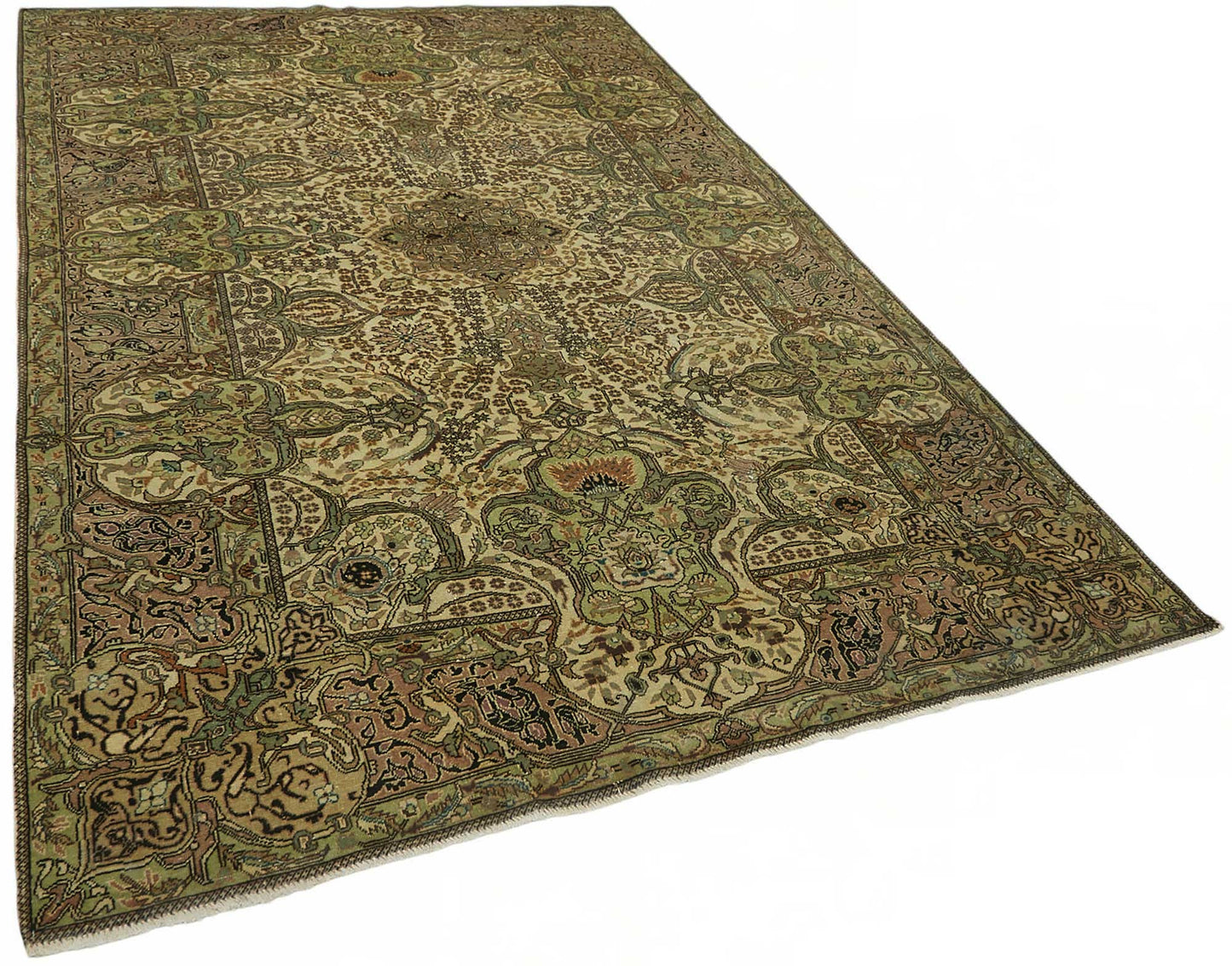 6x10 Hand-Knotted Turkish Wool Rug - 49039