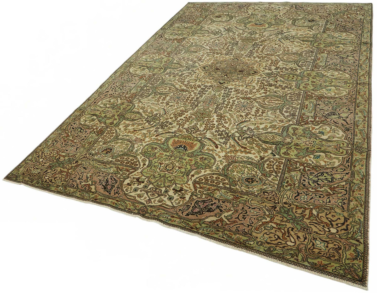 6x10 Hand-Knotted Turkish Wool Rug - 49039