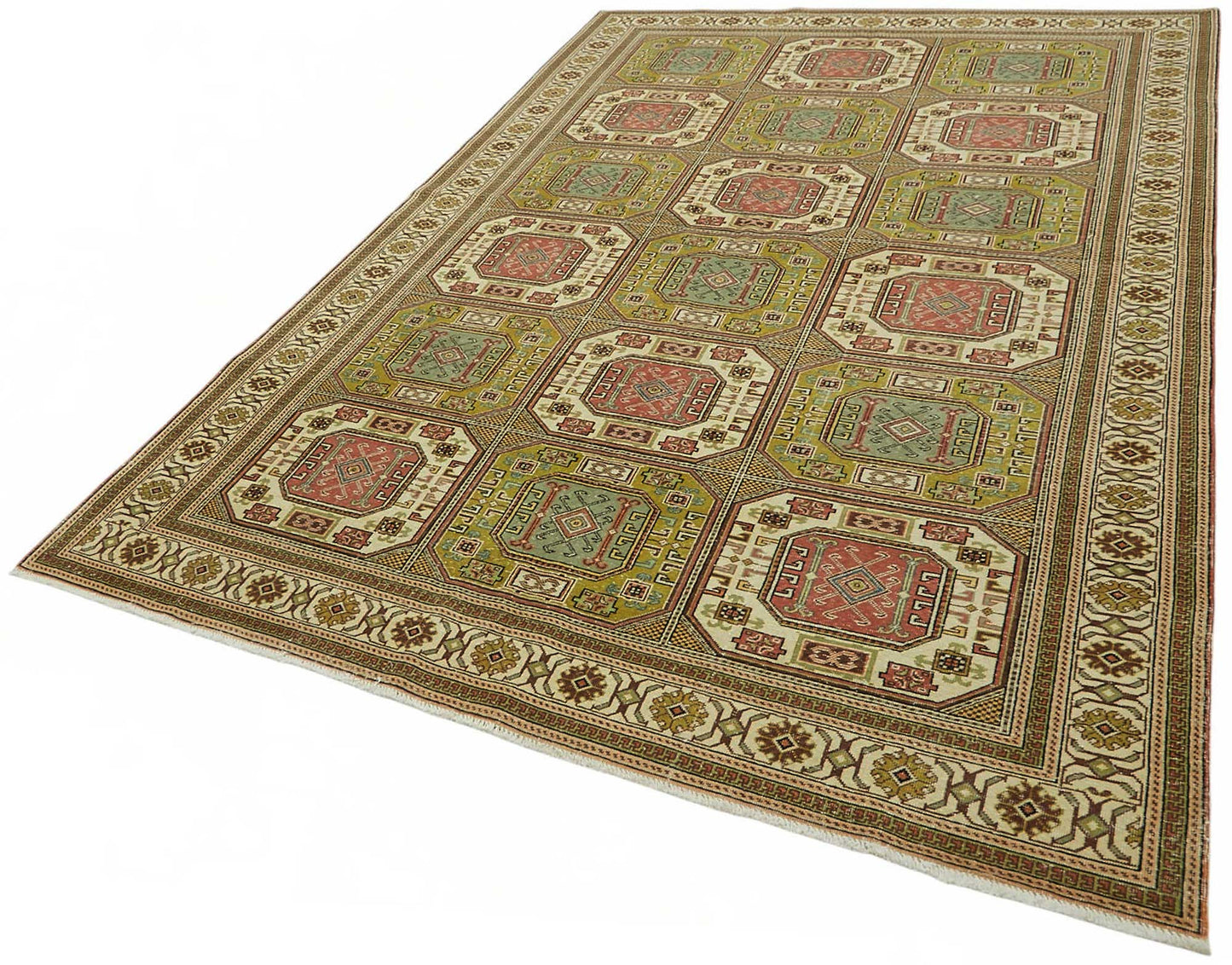 6x10 Hand-Knotted Turkish Wool Rug - 49040
