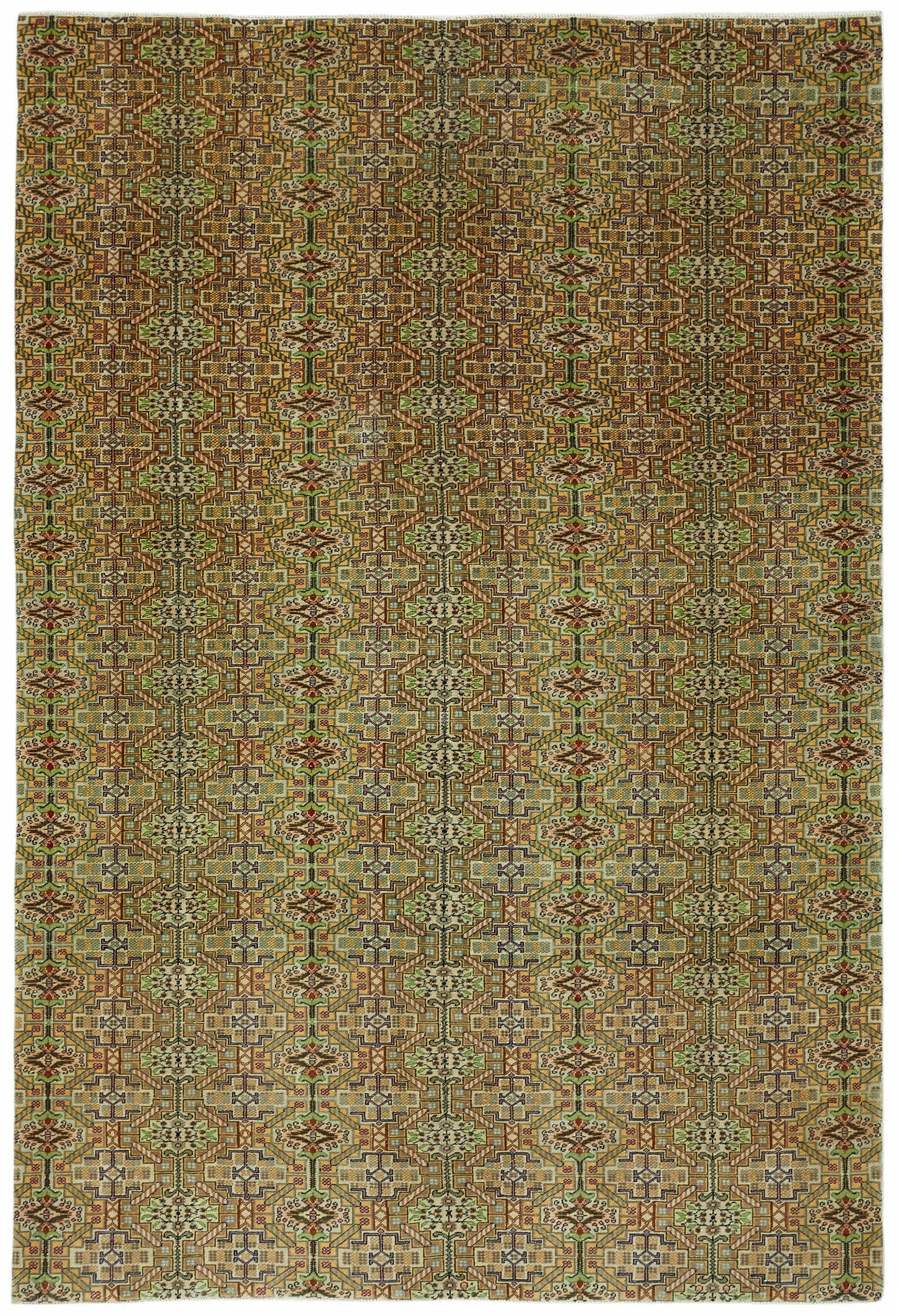 6x9 Hand-Knotted Turkish Wool Rug - 49041