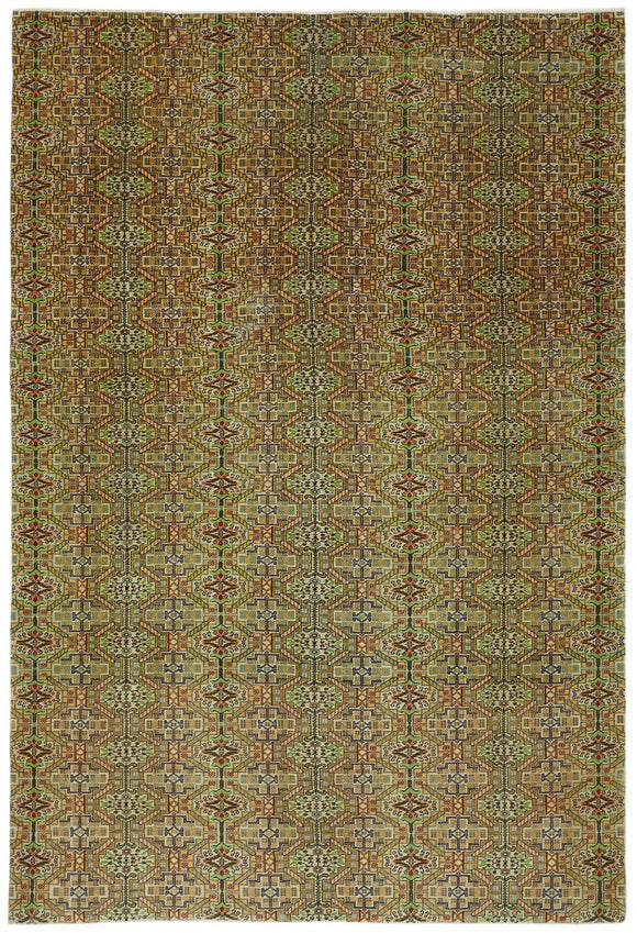 6x9 Hand-Knotted Turkish Wool Rug - 49041