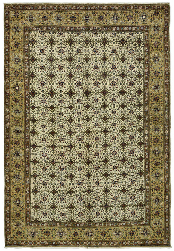 6x10 Hand-Knotted Turkish Wool Rug - 49042