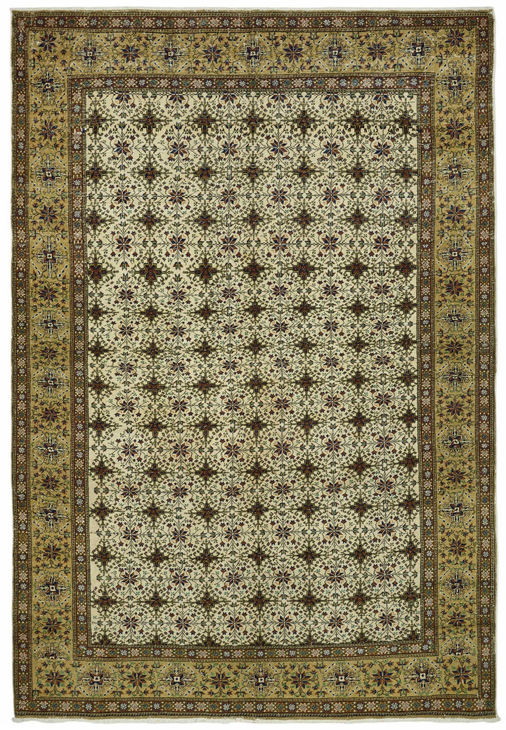 6x10 Hand-Knotted Turkish Wool Rug - 49042