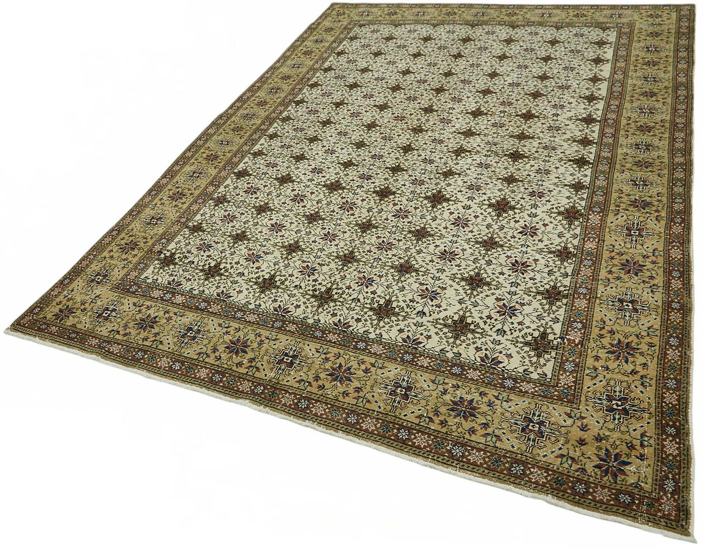 6x10 Hand-Knotted Turkish Wool Rug - 49042