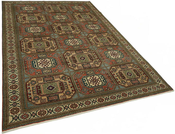 6x10 Hand-Knotted Turkish Wool Rug - 49043