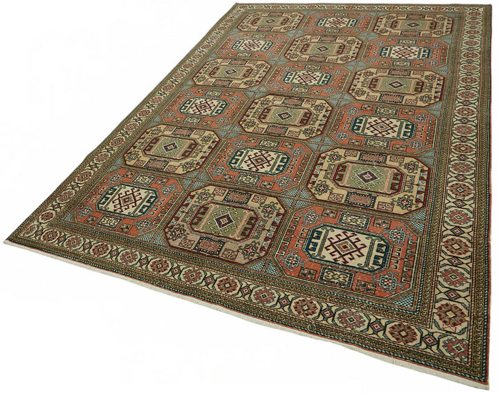 6x10 Hand-Knotted Turkish Wool Rug - 49043