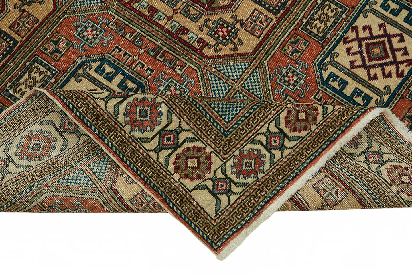 6x10 Hand-Knotted Turkish Wool Rug - 49043