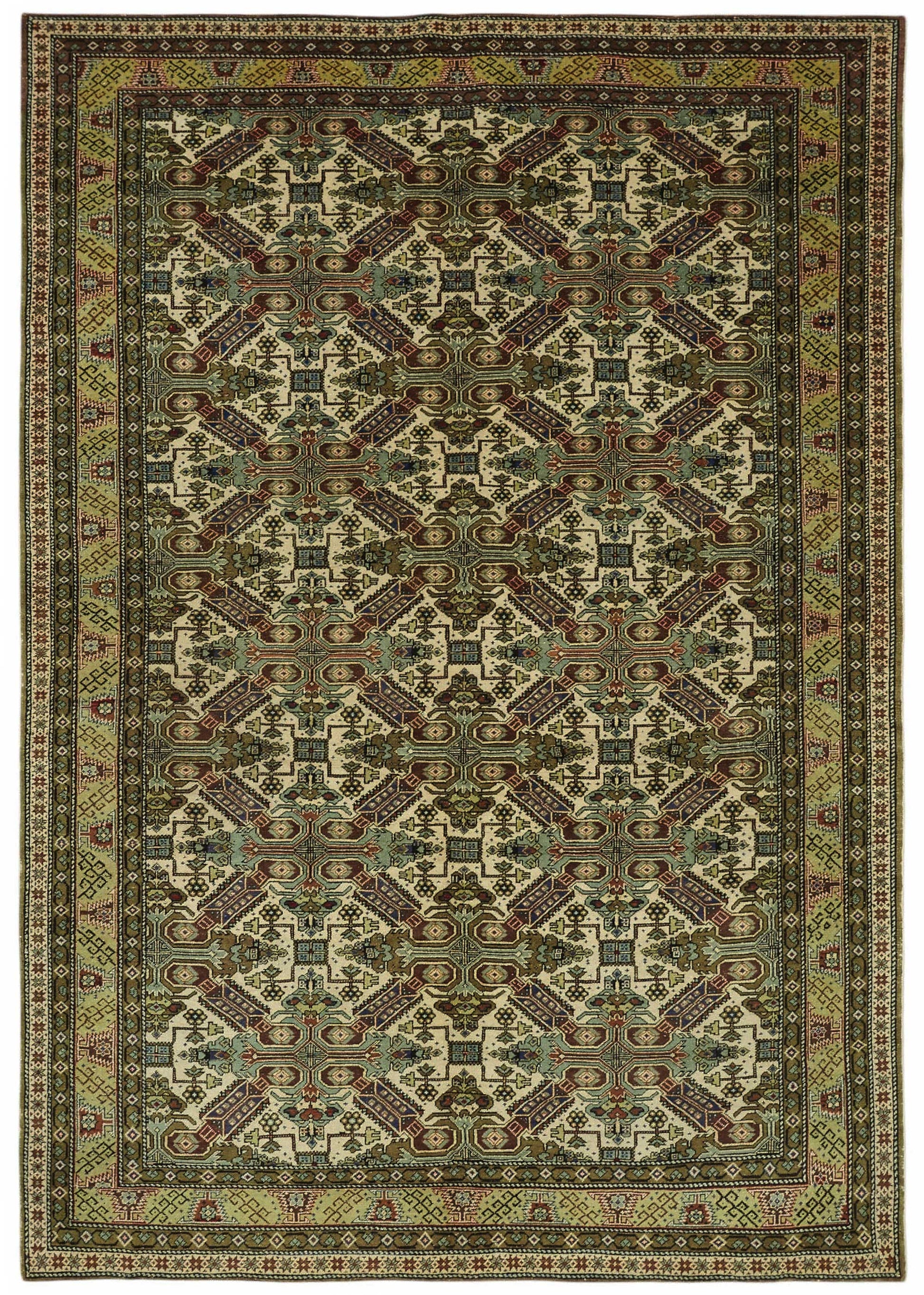 6x9 Hand-Knotted Turkish Wool Rug - 49044