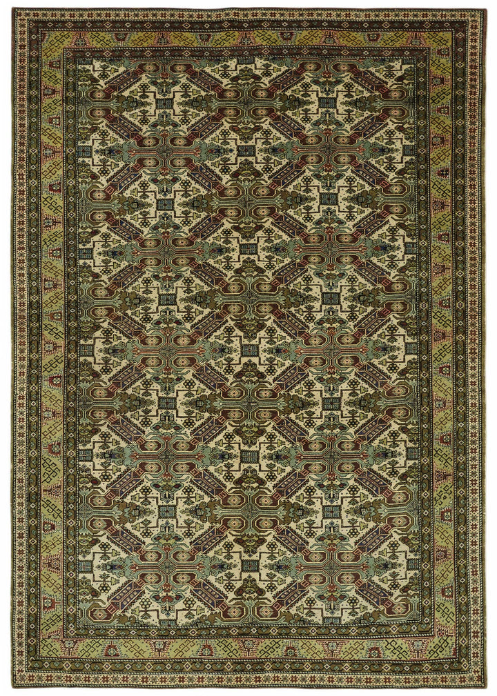 6x9 Hand-Knotted Turkish Wool Rug - 49044