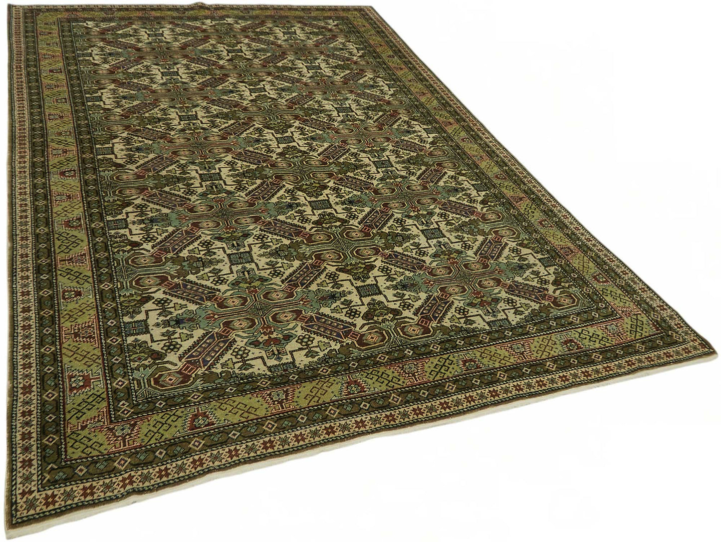 6x9 Hand-Knotted Turkish Wool Rug - 49044